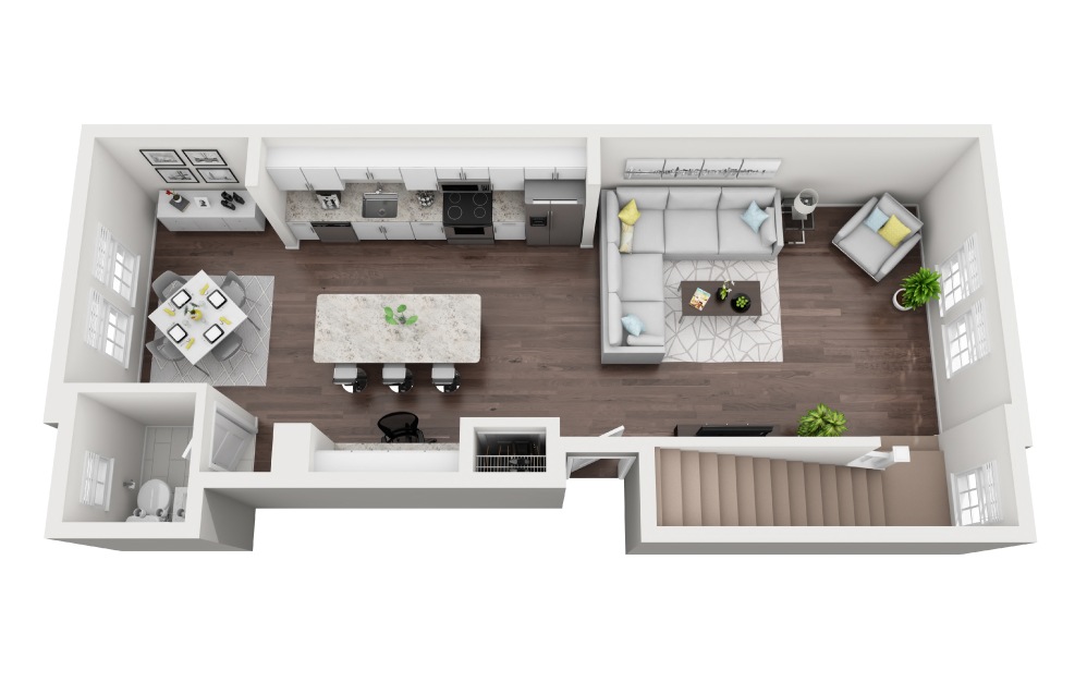 Longboat - 2 bedroom floorplan layout with 2.5 baths and 1422 square feet. (Floor 1) Longboat - 2 bedroom floorplan layout with 2.5 baths and 1422 square feet. (Floor 1)